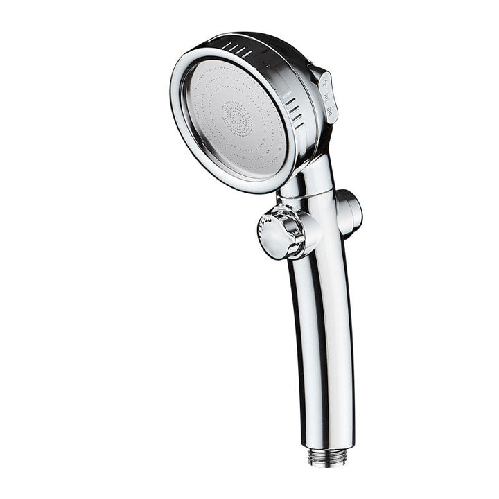 Lisslune | Super high pressure shower head 3 spray adjustable water flow round shower head