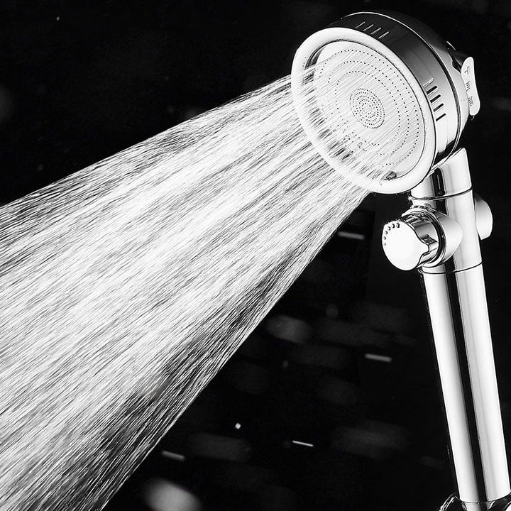 Lisslune | Super high pressure shower head 3 spray adjustable water flow round shower head