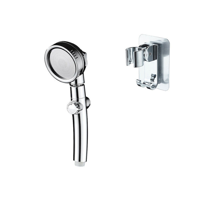 Lisslune | Super high pressure shower head 3 spray adjustable water flow round shower head