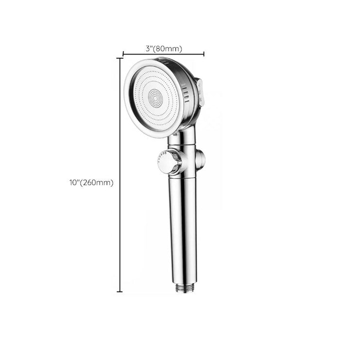 Lisslune | Super high pressure shower head 3 spray adjustable water flow round shower head