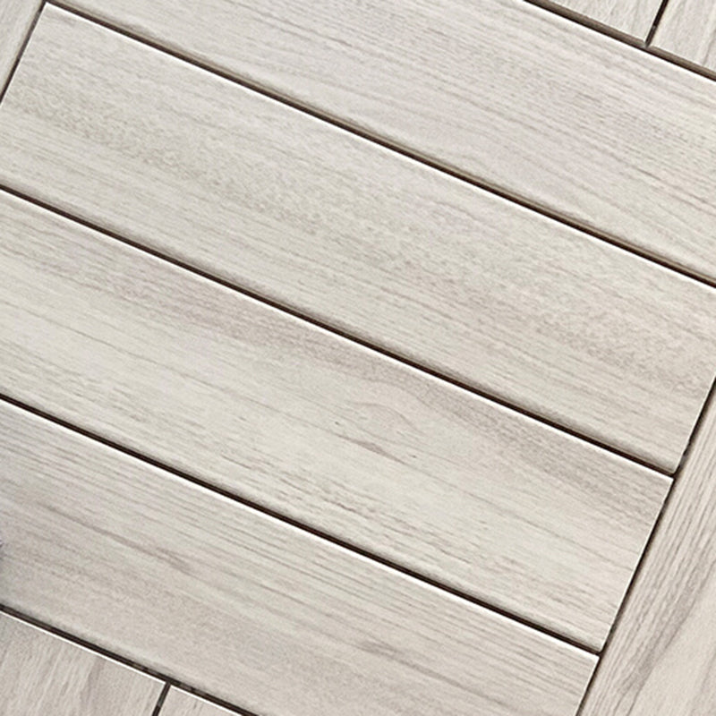 Lisslune | Ground Patio Square Stripe Composite Waterproof Deck Board