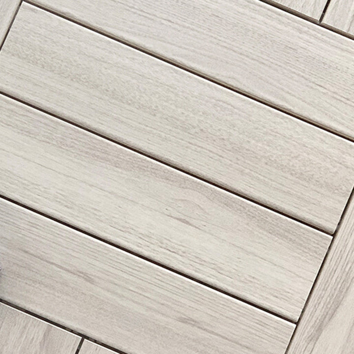 Lisslune | Ground Patio Square Stripe Composite Waterproof Deck Board