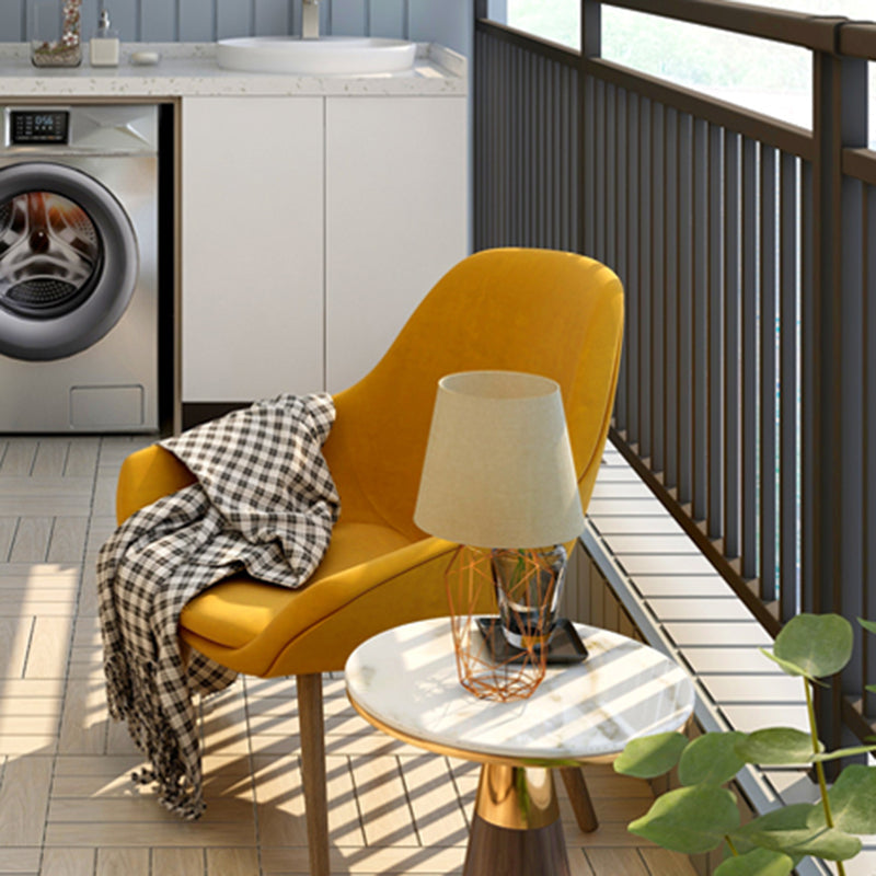 Lisslune | Ground Patio Square Stripe Composite Waterproof Deck Board