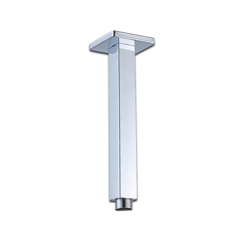 Lisslune | Black Square Fest Shower Head Modern Style Wall Mounted Shower Head