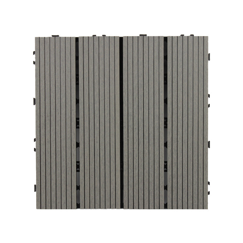 Lisslune | Deck Plank Loose Lay Manufactured Wood Panels Patio Tiles Outdoor Flooring