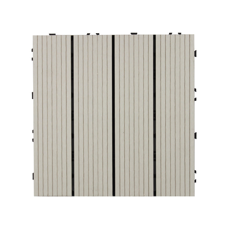 Lisslune | Deck Plank Loose Lay Manufactured Wood Panels Patio Tiles Outdoor Flooring