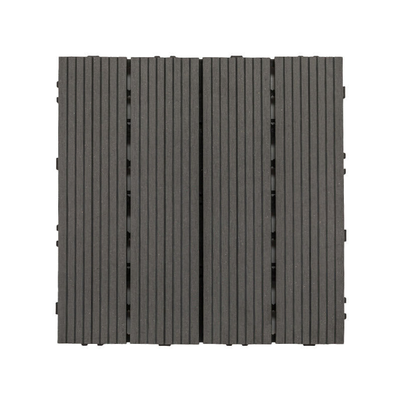 Lisslune | Deck Plank Loose Lay Manufactured Wood Panels Patio Tiles Outdoor Flooring