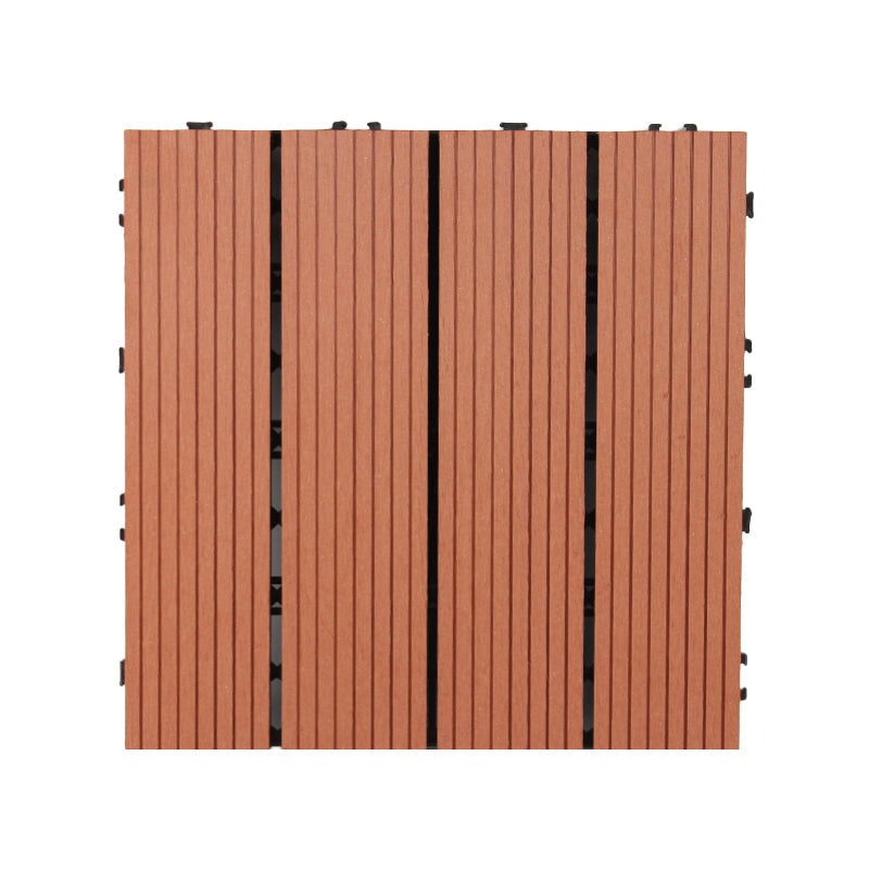 Lisslune | Deck Plank Loose Lay Manufactured Wood Panels Patio Tiles Outdoor Flooring