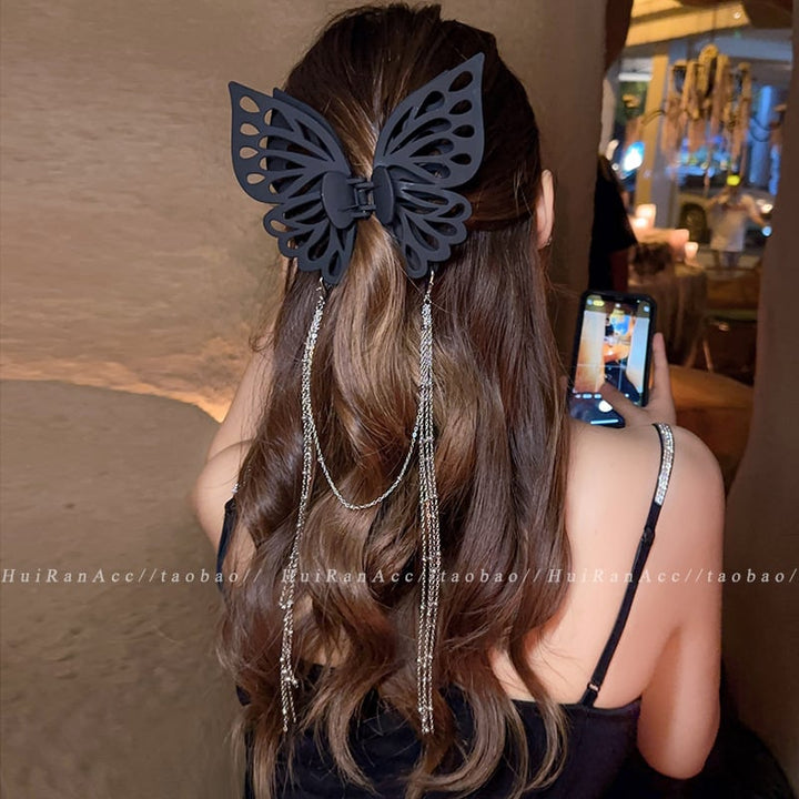 Lisslune | Tassel butterfly hair clip