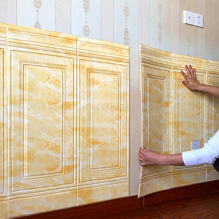 Lisslune | Modern Style XPE Foam Wall Panel 3D Waterproof Wall Covering