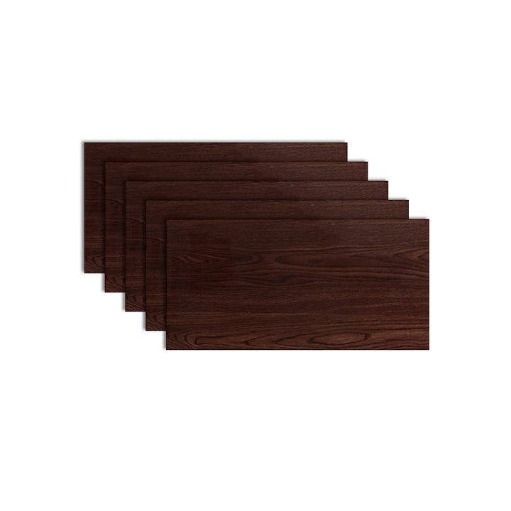 Lisslune | PVC Wall Paneling Rectangle Waterproof Wood Look Wall Covering for the Living Room