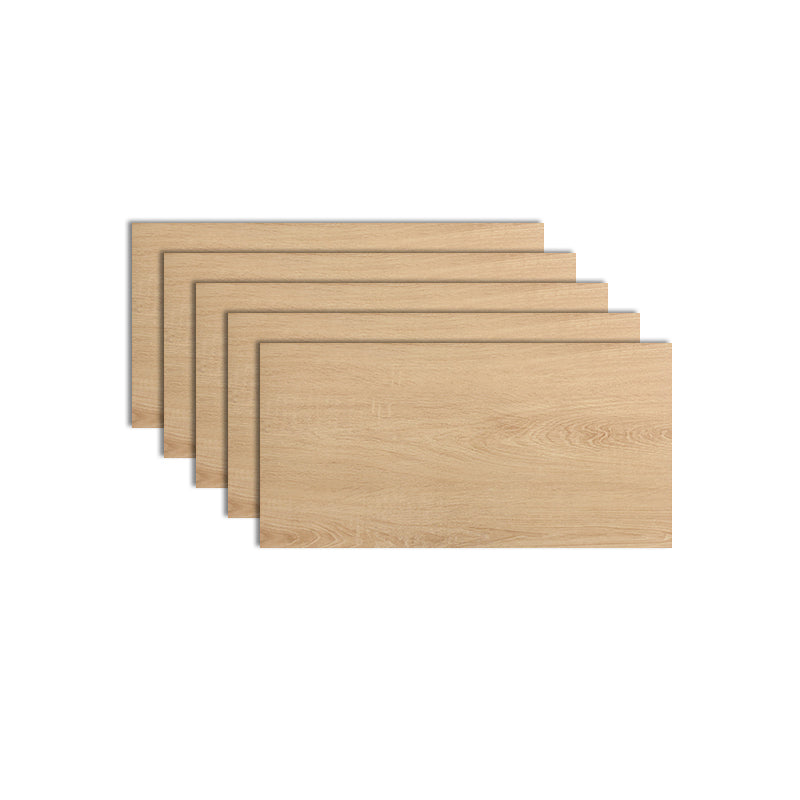 Lisslune | PVC Wall Paneling Rectangle Waterproof Wood Look Wall Covering for the Living Room