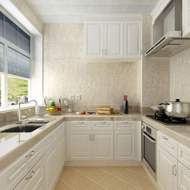Lisslune | PVC Wall Panel Rectangle Waterproof Wall Cladding for the Living Room