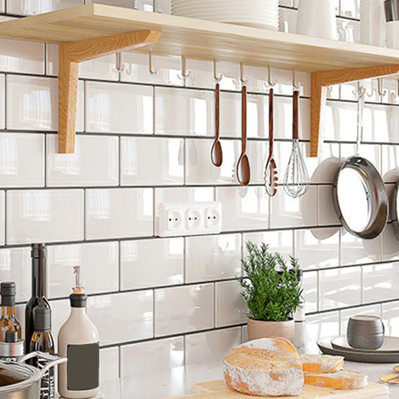 Lisslune | Plastic Peel and Stick Wall Tiles 3D Square Peel and Stick Backing