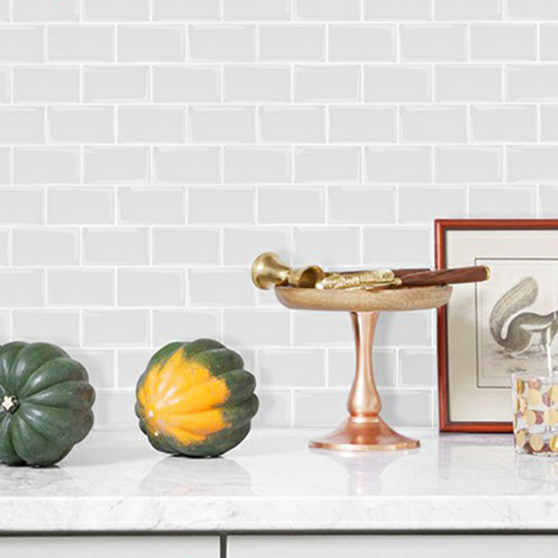 Lisslune | Plastic Peel and Stick Wall Tiles 3D Square Peel and Stick Backing