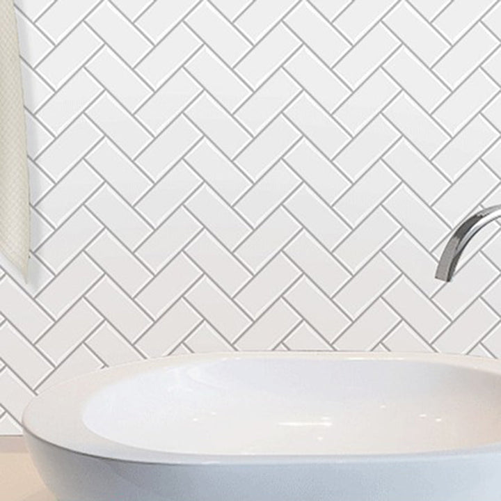Lisslune | Plastic Peel and Stick Wall Tiles 3D Square Peel and Stick Backing