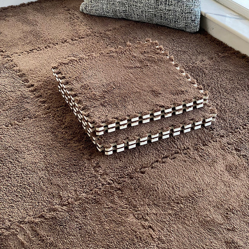 Lisslune | Modern carpet tiles level loop snap system square bedroom carpet tiles
