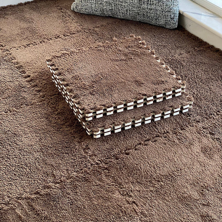 Lisslune | Modern carpet tiles level loop snap system square bedroom carpet tiles