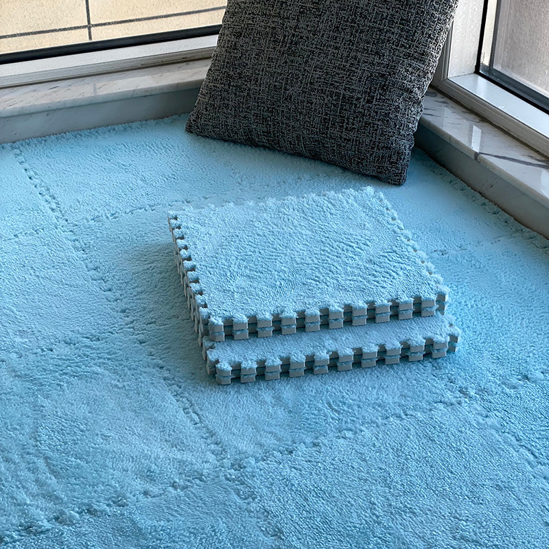 Lisslune | Modern carpet tiles level loop snap system square bedroom carpet tiles