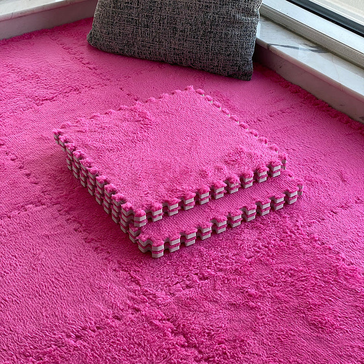 Lisslune | Modern carpet tiles level loop snap system square bedroom carpet tiles