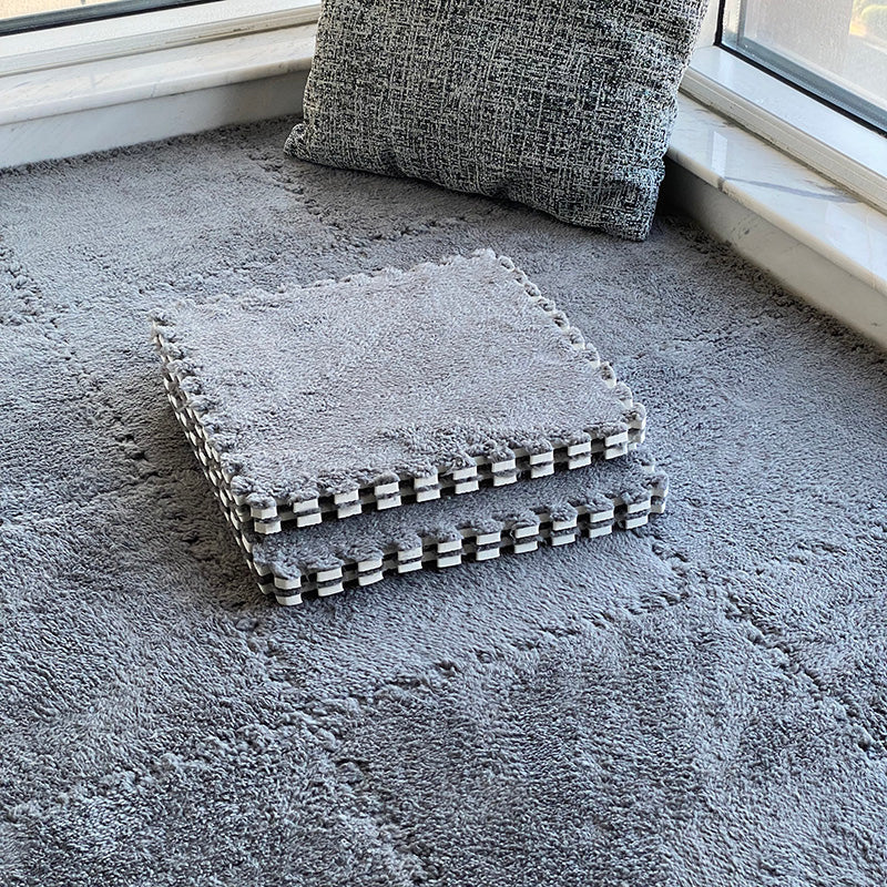 Lisslune | Modern carpet tiles level loop snap system square bedroom carpet tiles