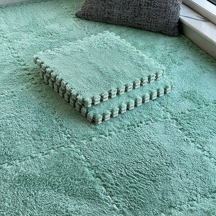 Lisslune | Modern carpet tiles level loop snap system square bedroom carpet tiles
