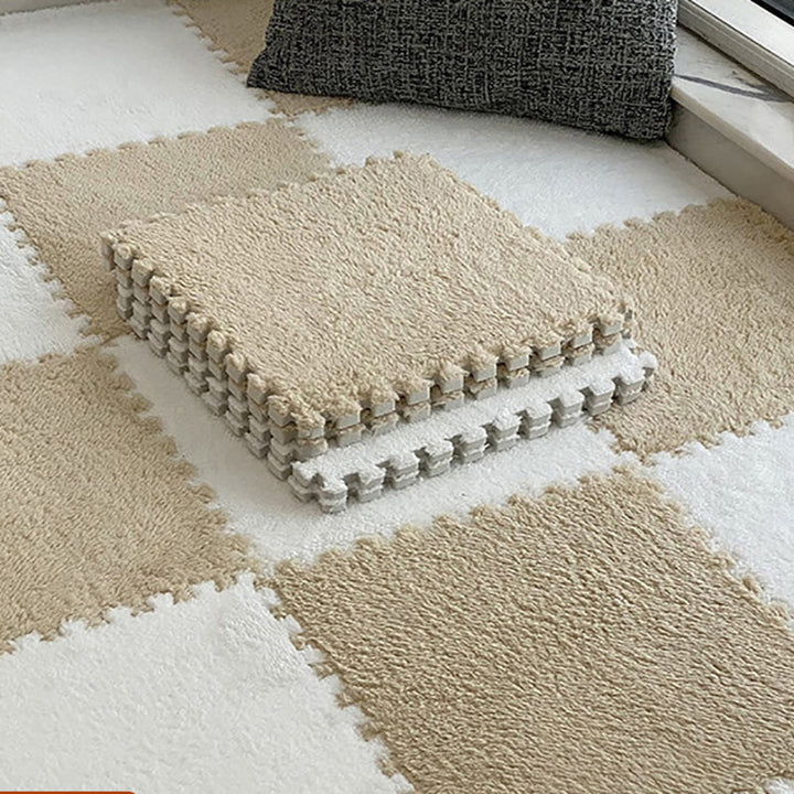 Lisslune | Modern carpet tiles level loop snap system square bedroom carpet tiles