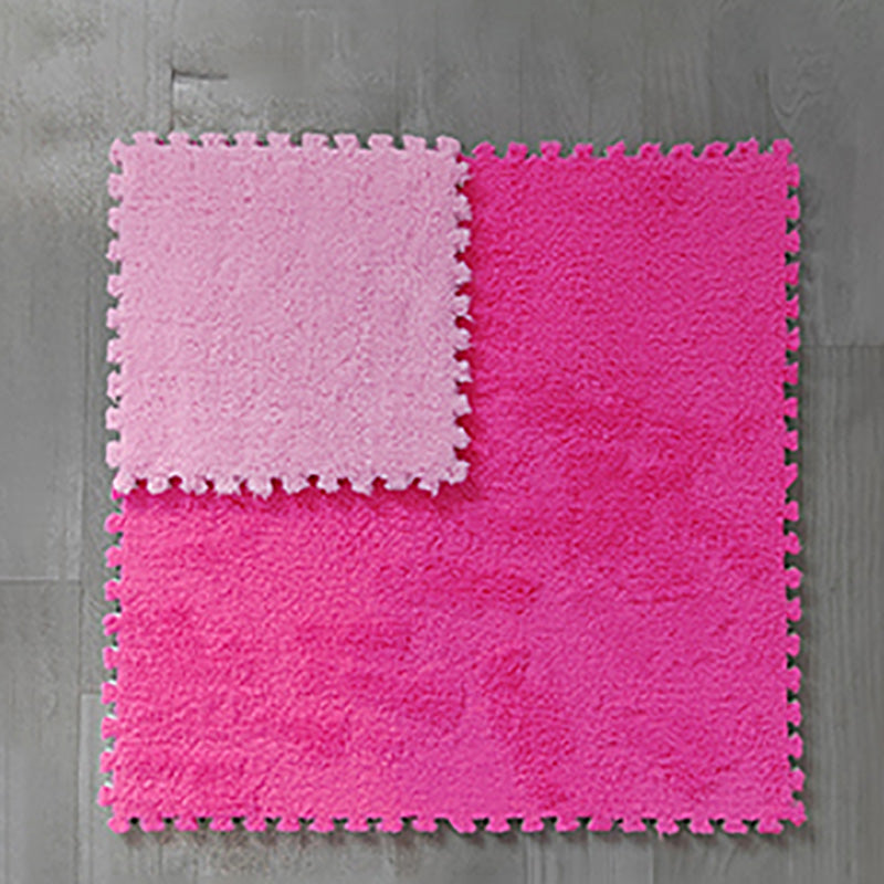 Lisslune | Modern Tiles and Carpet Plush Cut Composite Non-Slip Carpet Tiles