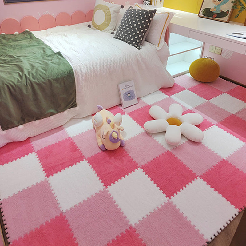 Lisslune | Modern Tiles and Carpet Plush Cut Composite Non-Slip Carpet Tiles