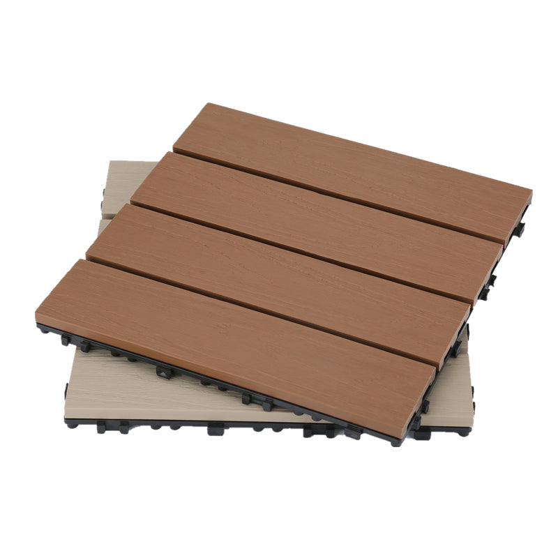 Lisslune | Modern Style Wood Floor Corrosion Protection Square Outdoor Wood Floor