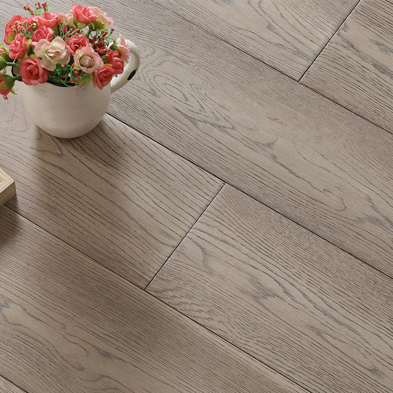 Lisslune | Tradition Wood Tile Wire Brushed Rectangle Oak Wood for Living Room
