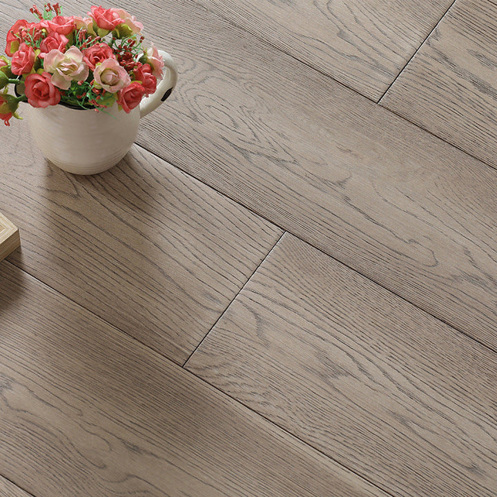 Lisslune | Tradition Wood Tile Wire Brushed Rectangle Oak Wood for Living Room