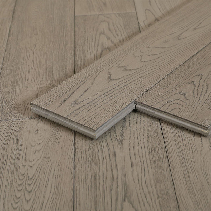 Lisslune | Tradition Wood Tile Wire Brushed Rectangle Oak Wood for Living Room