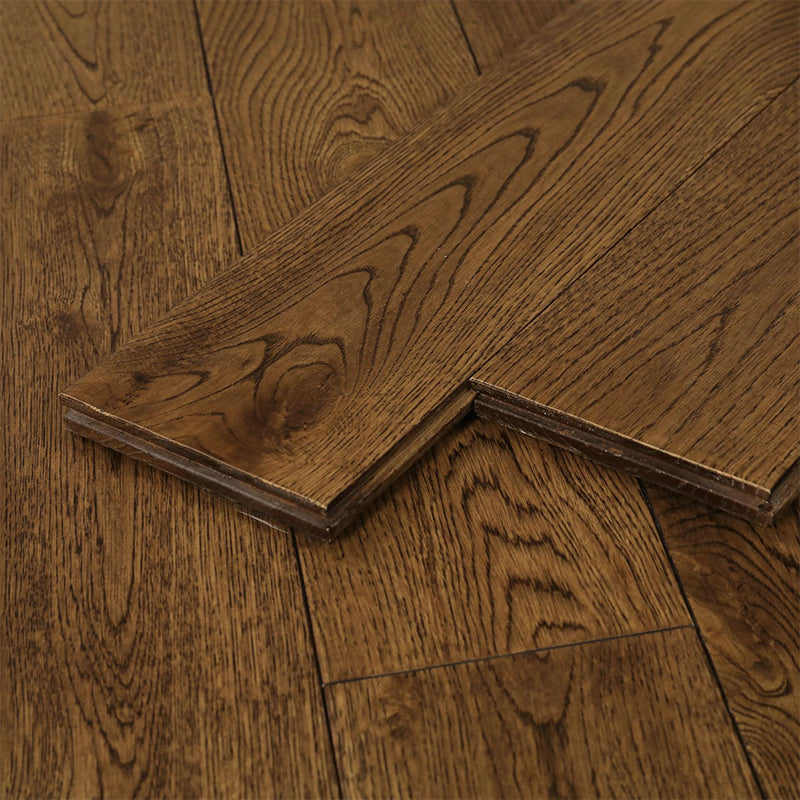 Lisslune | Tradition Wood Tile Wire Brushed Rectangle Oak Wood for Living Room