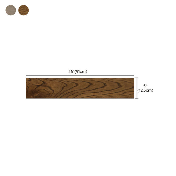 Lisslune | Tradition Wood Tile Wire Brushed Rectangle Oak Wood for Living Room