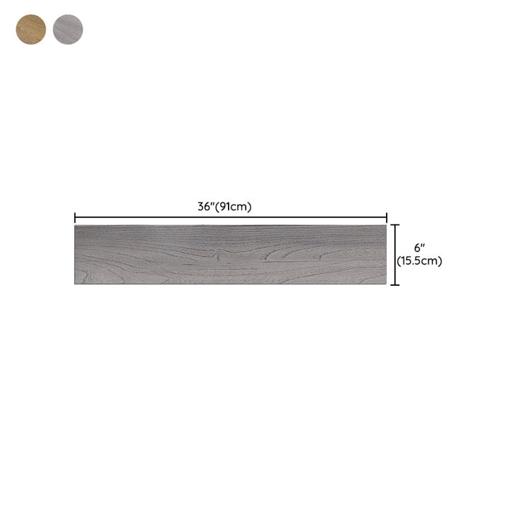 Lisslune | Contemporary Wood Tile Smooth Rectangle Teak Wood for the Living Room