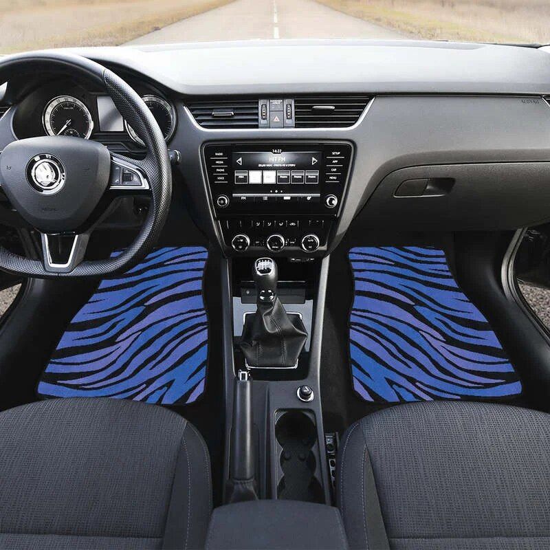 Lisslune | Zebra patterned heavy car mats