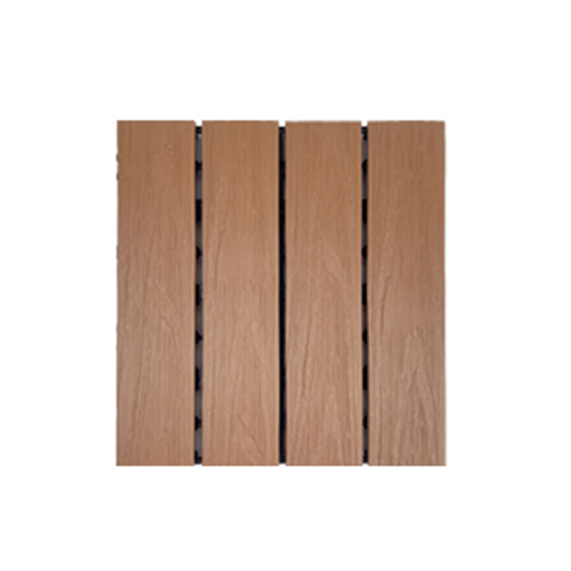 Lisslune | Corrosion-resistant Wood Floor Modern Style Square Outdoor Wood Floor