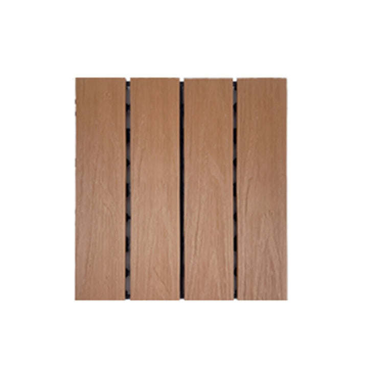 Lisslune | Corrosion-resistant Wood Floor Modern Style Square Outdoor Wood Floor