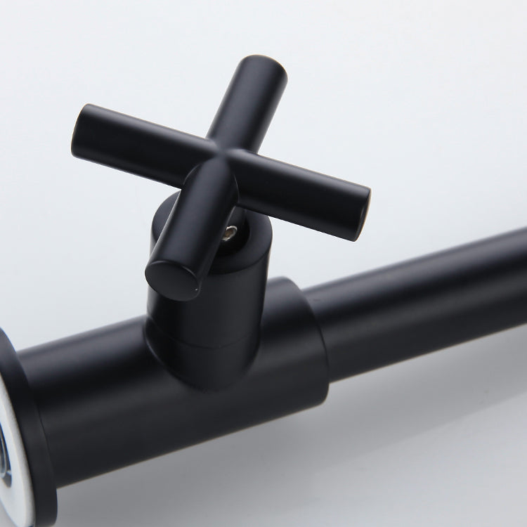 Lisslune | Widely used wall-mounted bathroom sink faucet cross handle low arch faucet