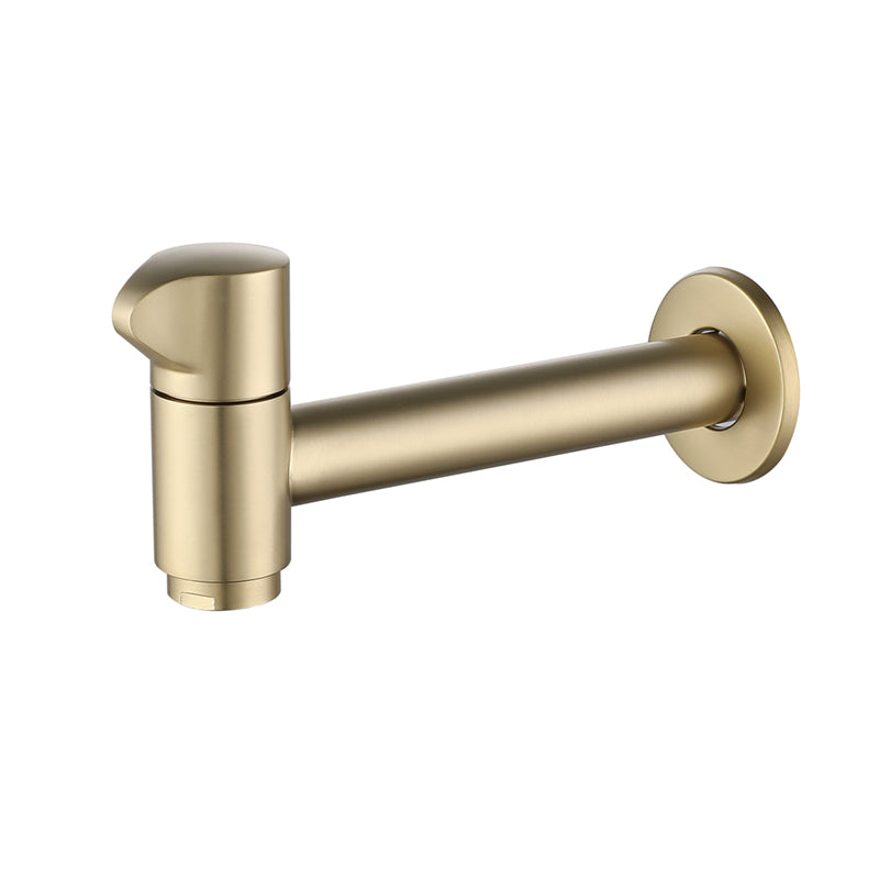 Lisslune | Widely used wall-mounted bathroom sink faucet cross handle low arch faucet