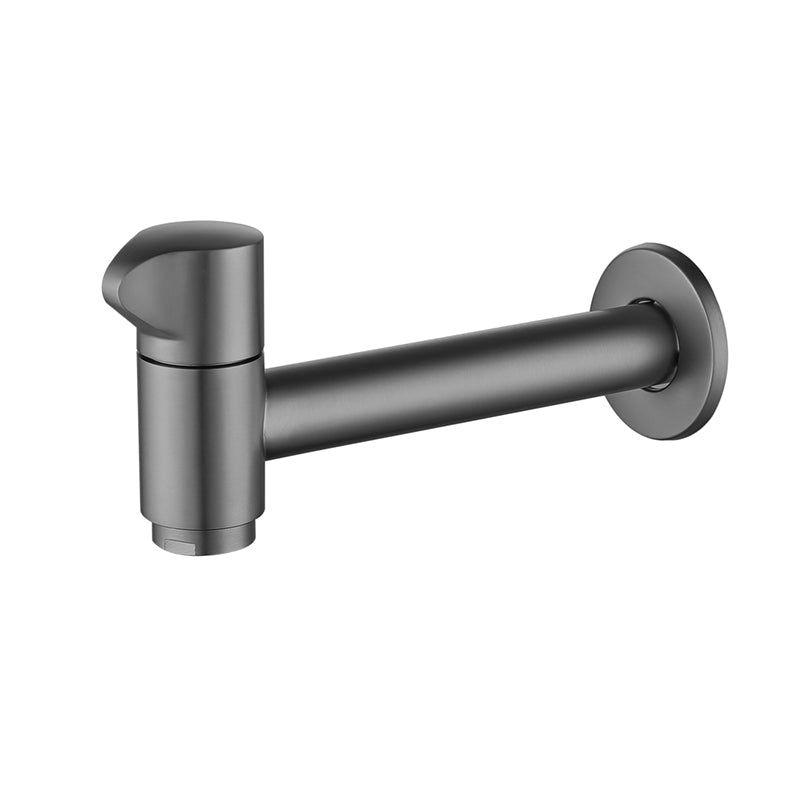 Lisslune | Widely used wall-mounted bathroom sink faucet cross handle low arch faucet