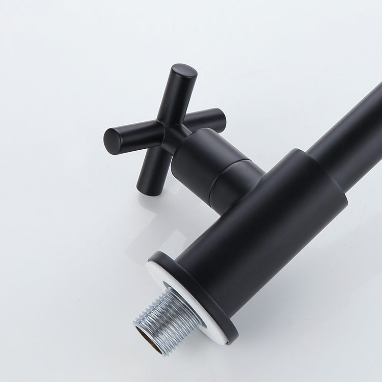 Lisslune | Widely used wall-mounted bathroom sink faucet cross handle low arch faucet