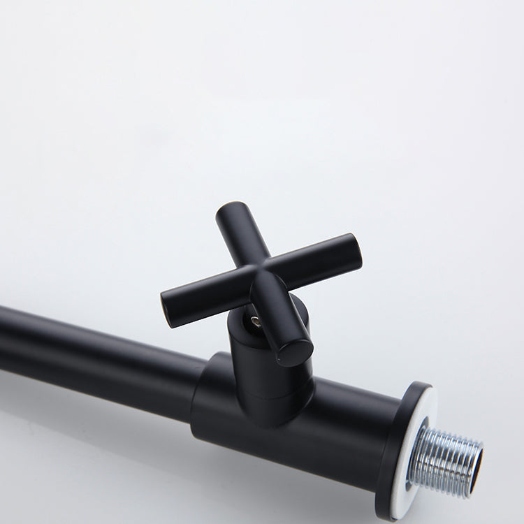 Lisslune | Widely used wall-mounted bathroom sink faucet cross handle low arch faucet