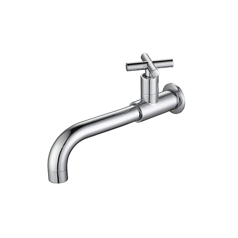 Lisslune | Widely used wall-mounted bathroom sink faucet cross handle low arch faucet
