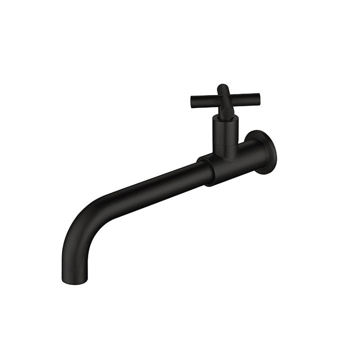 Lisslune | Widely used wall-mounted bathroom sink faucet cross handle low arch faucet