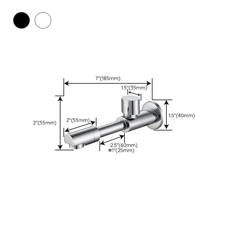 Lisslune | Widely used wall-mounted bathroom sink faucet cross handle low arch faucet