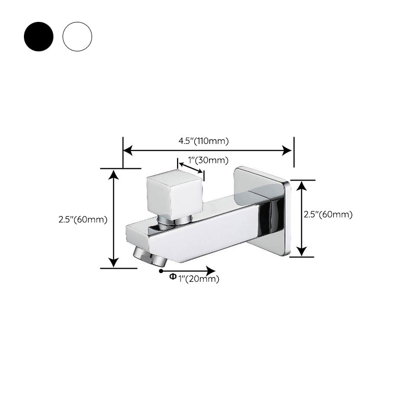 Lisslune | Widely used wall-mounted bathroom sink faucet cross handle low arch faucet