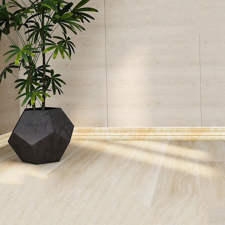 Lisslune | Mosaic Tiles Peel & Stick Tile PVC Kitchen Waterproof Skirting Board Peel and Stick Wall Tile