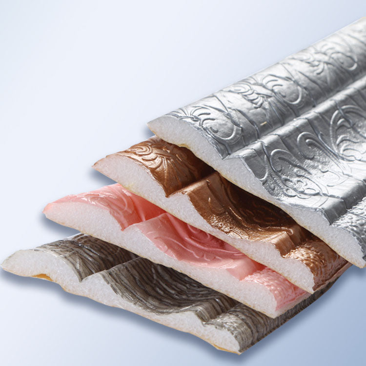 Lisslune | Mosaic Tiles Peel & Stick Tile PVC Kitchen Waterproof Skirting Board Peel and Stick Wall Tile